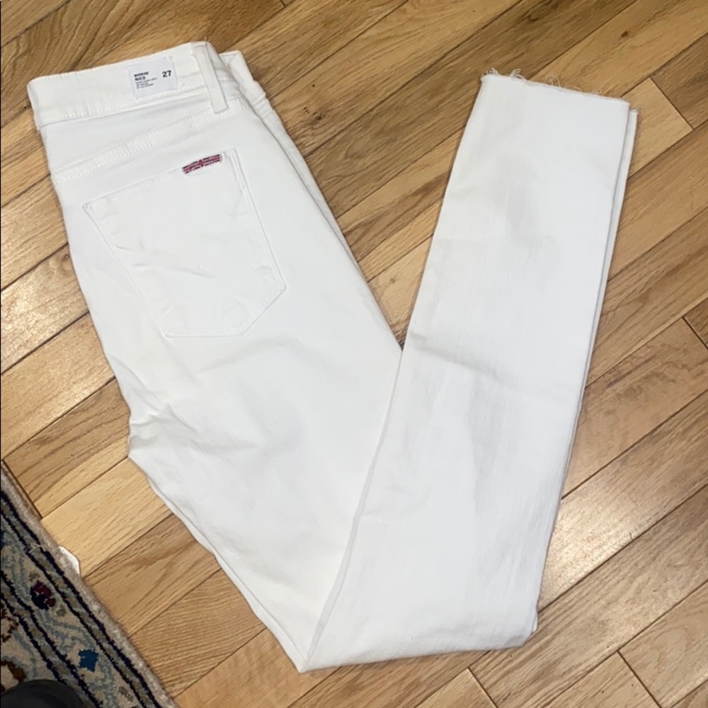 Hudson Jeans Women's Skinny Jeans in White